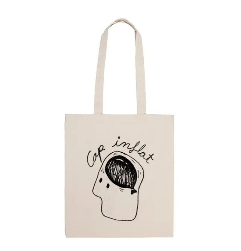 Borsa di tela Tote bags, natural color