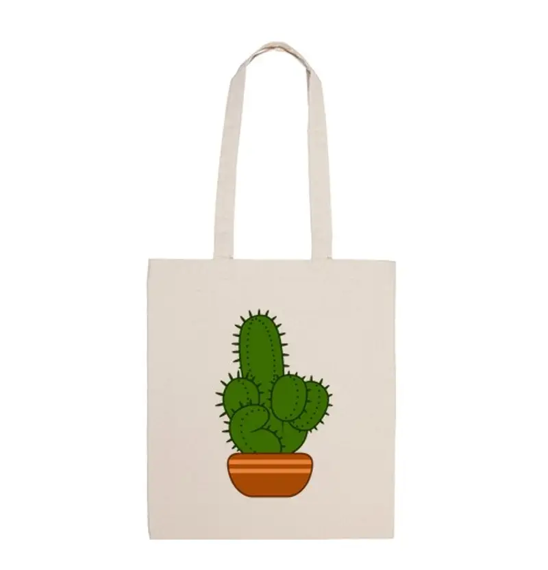 Borsa di tela Tote bags, natural color
