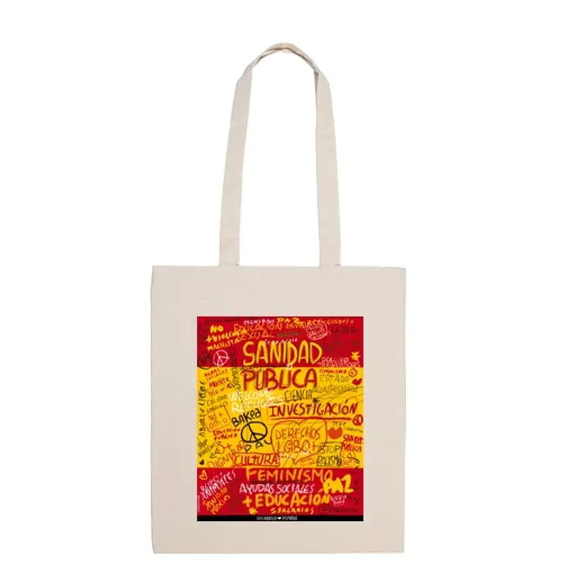 Borsa di tela Tote bags, natural color