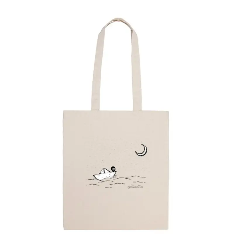 Borsa di tela Tote bags, natural color