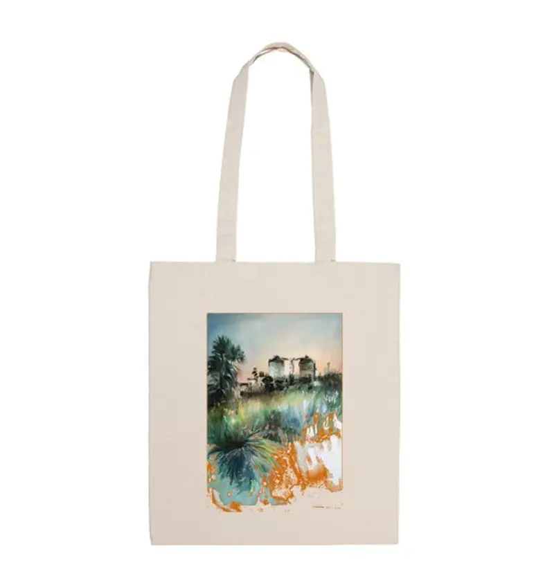 Borsa di tela Tote bags, natural color