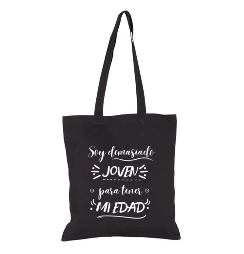 Borsa di tela troppo giovane