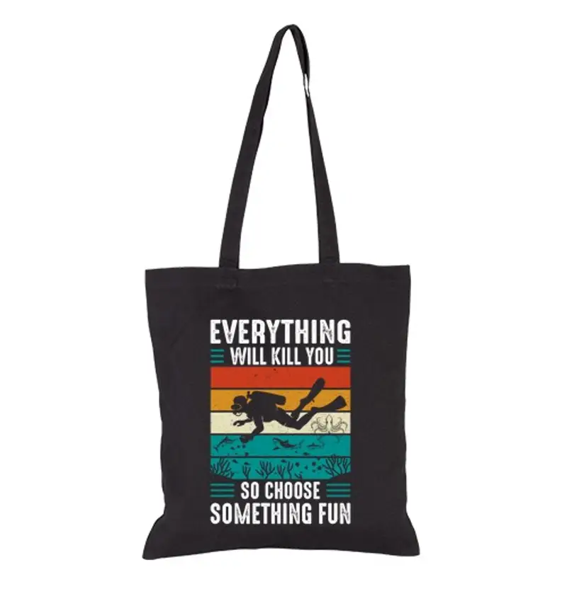 Borsa di tela tutto ti ucciderà