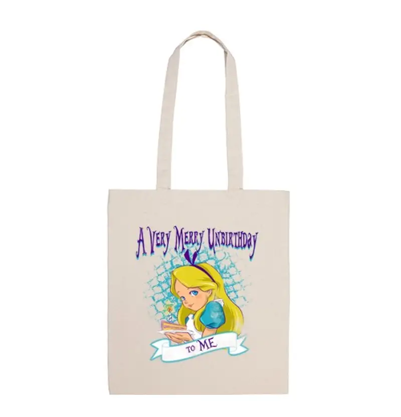 Borsa di tela un unbirthday molto allegra per me!