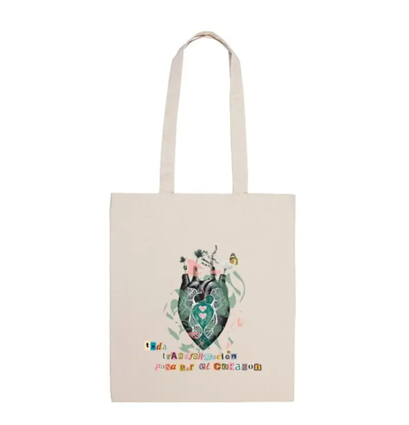 Borsa di tela via al cuore