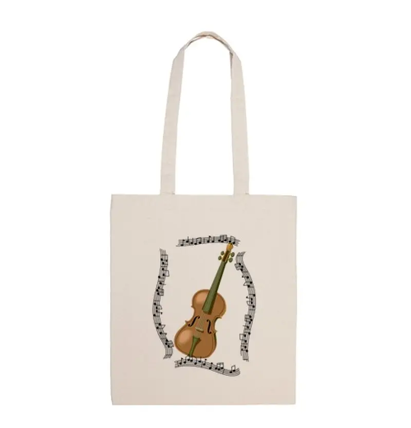 Borsa di tela violino