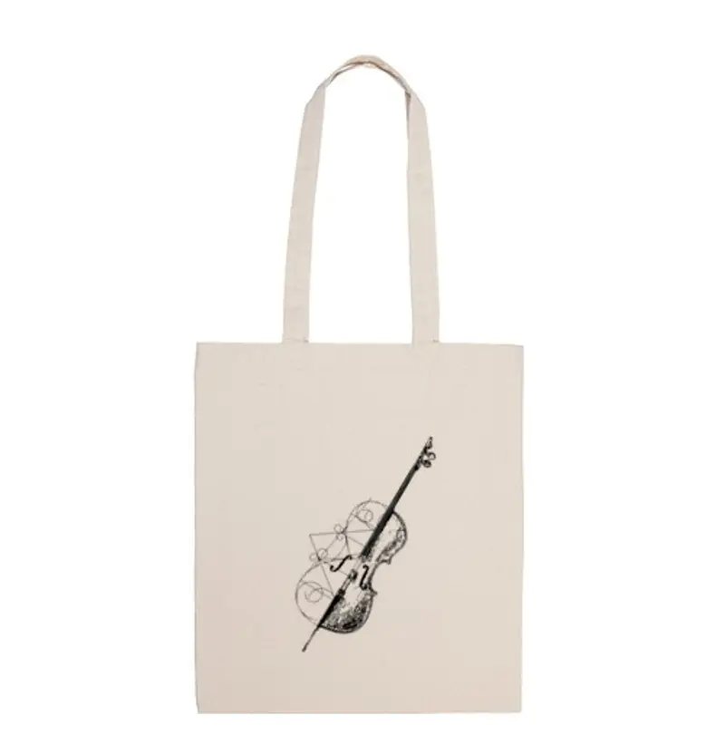 Borsa di tela violoncello, dalla costruzione al realismo - borsa