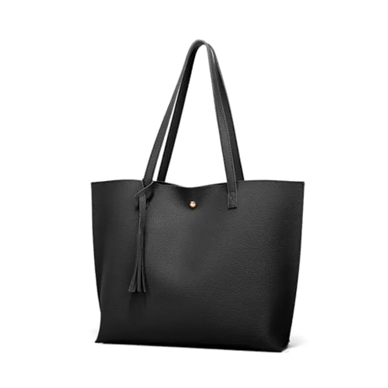 Borsa Donna Grande Tracolla Borsa Donna Grande Capienza Per PC Borsa Donna PU Pelle A Tracolla Tote Bag Borsa Da Lavoro miniatura 3