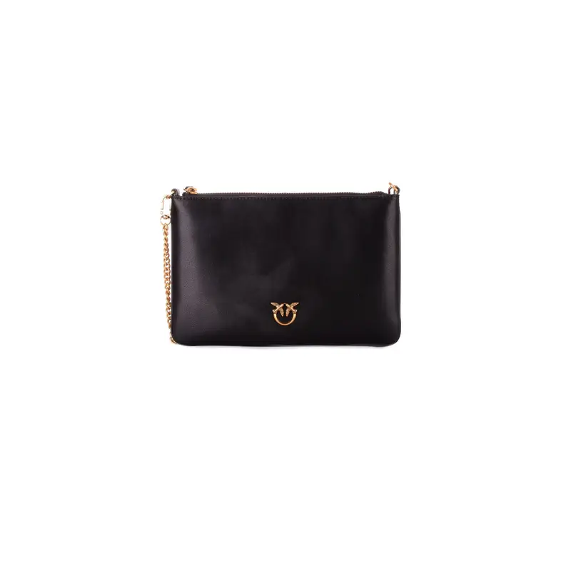 Borsa Donna PINKO Nero gold Flat classic