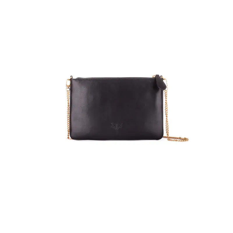 Borsa Donna PINKO Nero gold Flat classic miniatura 2