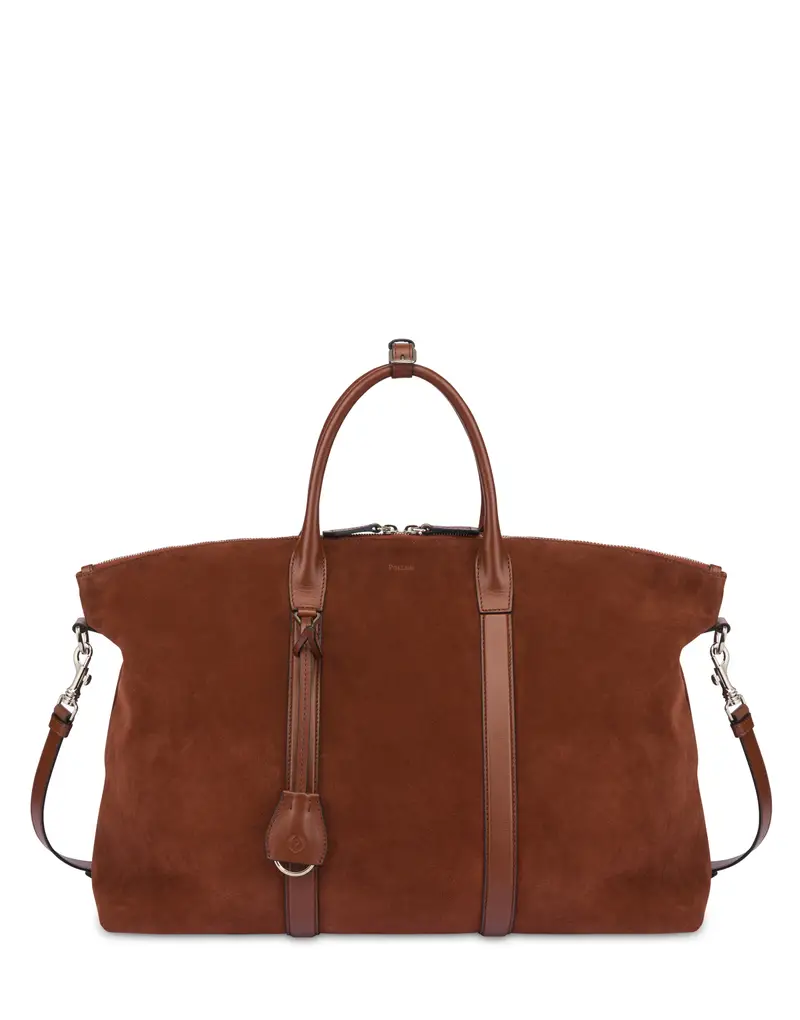 Borsa doppio manico in crosta The New Touch COGNAC, one_size, Pollini