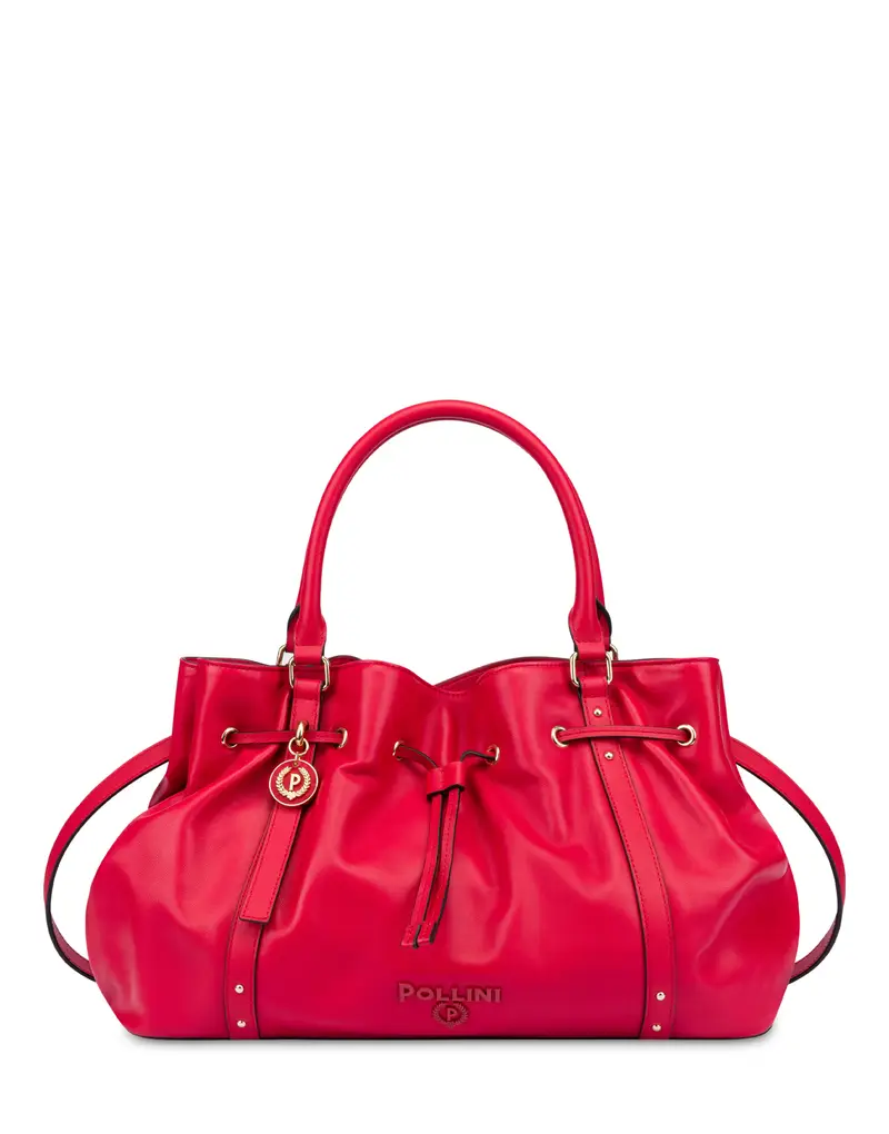 Borsa doppio manico in nappa Serena ROSSO/ROSSO, one_size, Pollini