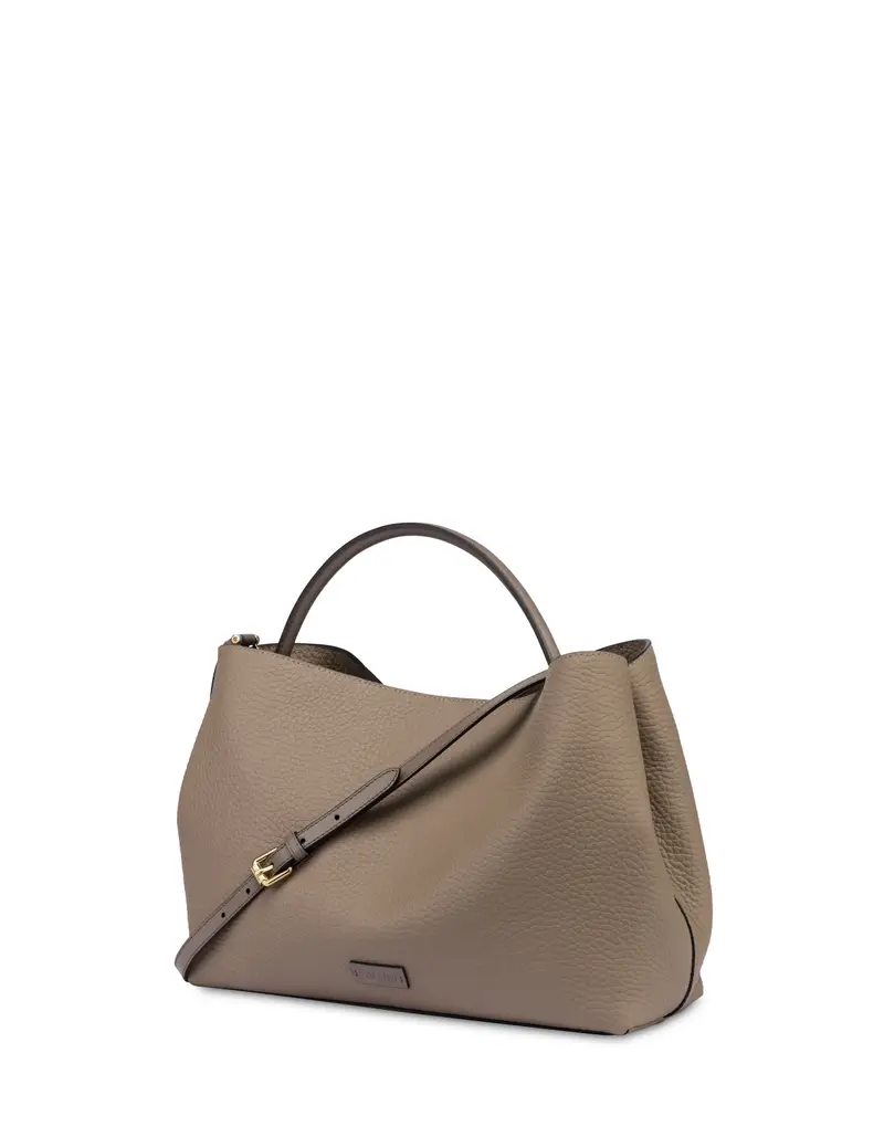 Borsa doppio manico in vitello bottalato Marlene, one_size, Pollini miniatura 2