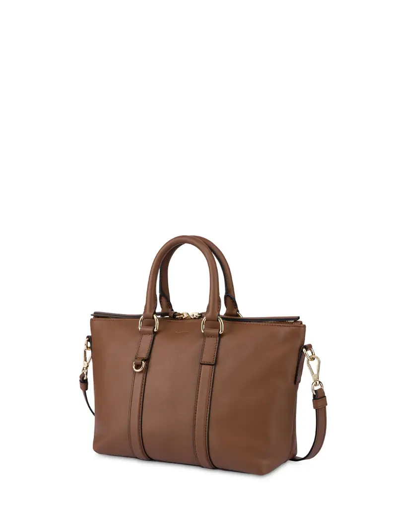 Borsa doppio manico in vitello Minimal Small CUOIO, one_size, Pollini miniatura 2