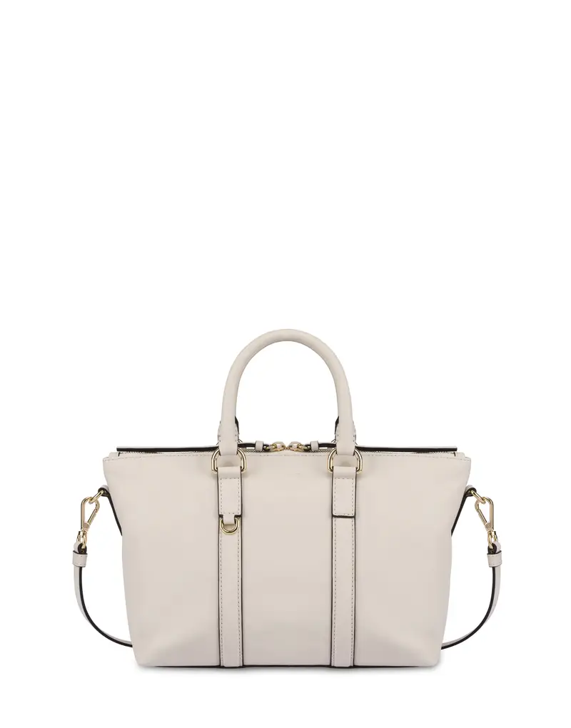 Borsa doppio manico in vitello Minimal Small GESSO, one_size, Pollini