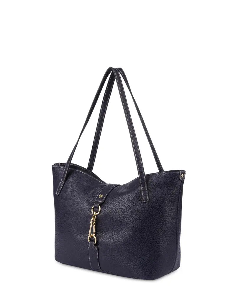 Borsa doppio manico Winona Medium NOTTE, one_size, Pollini miniatura 2