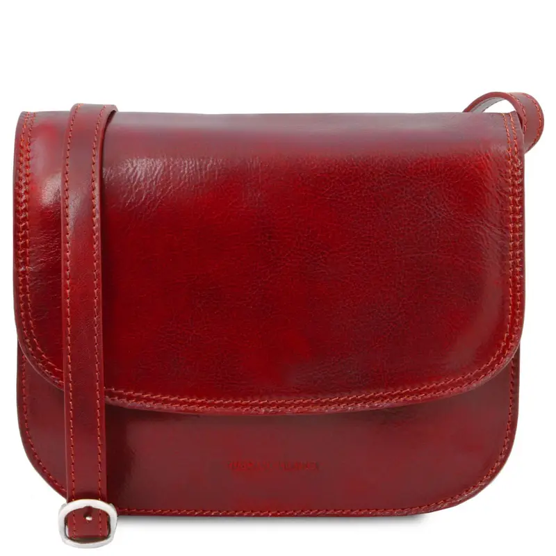 Borsa in pelle da donna Rosso