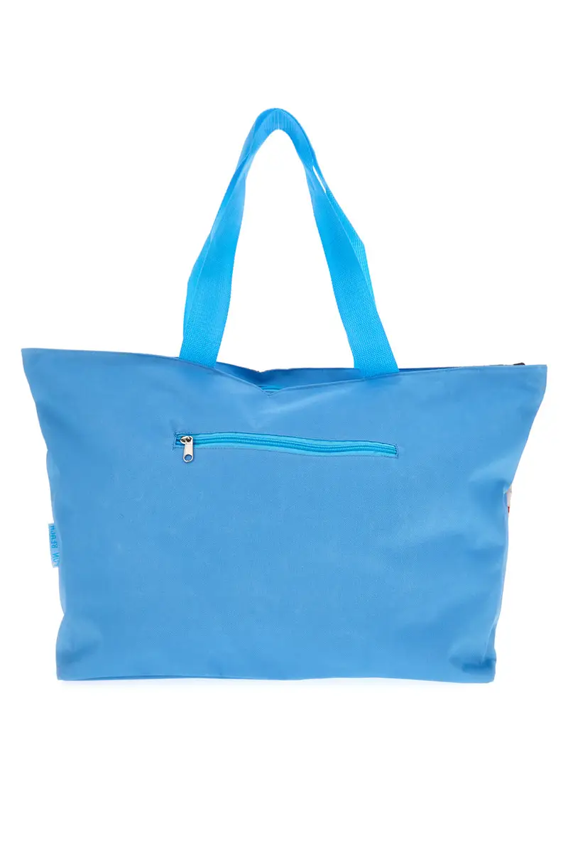 Borsa Mare Multicolor Con Animali Fun Beach 21R02 miniatura 3