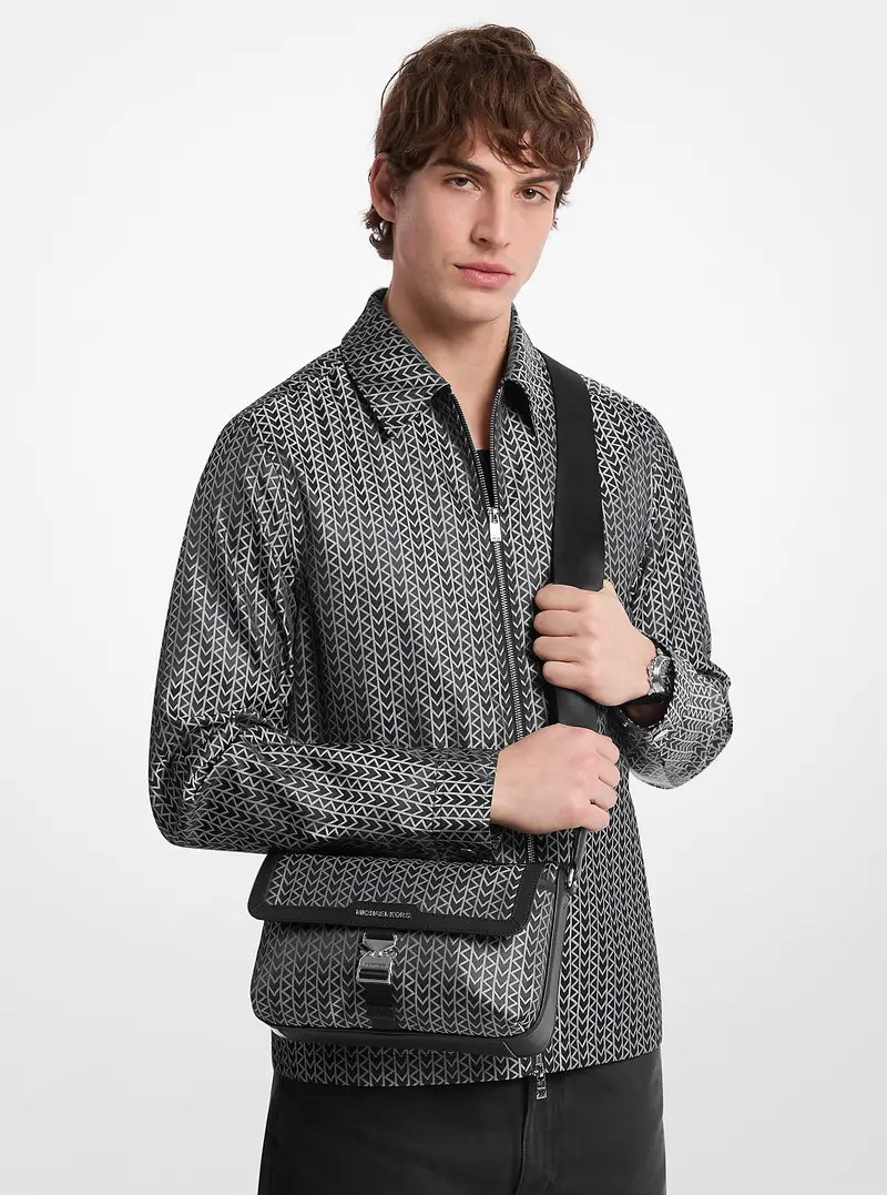 Michael Kors Mens Borsa messenger Nero 936457 miniatura 2