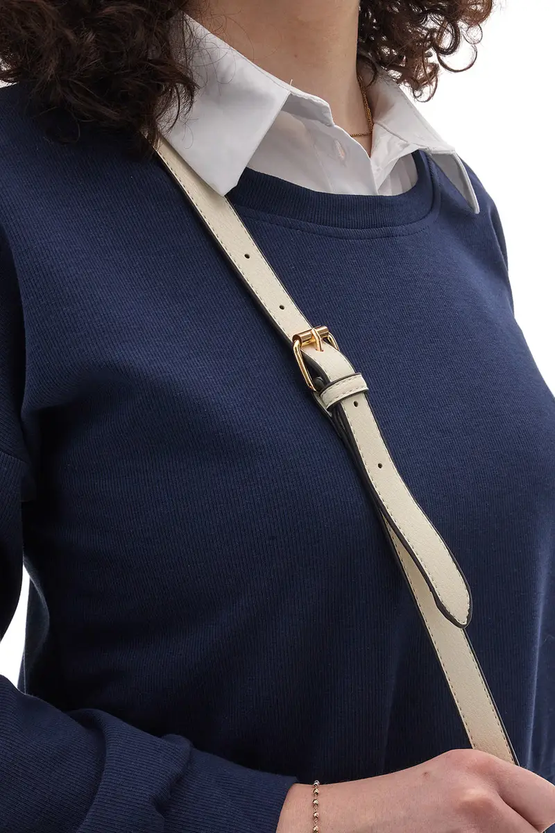 Borsa Rettangolare Beige a Tracolla GUIDO VIETRI K30.357.B016 miniatura 3