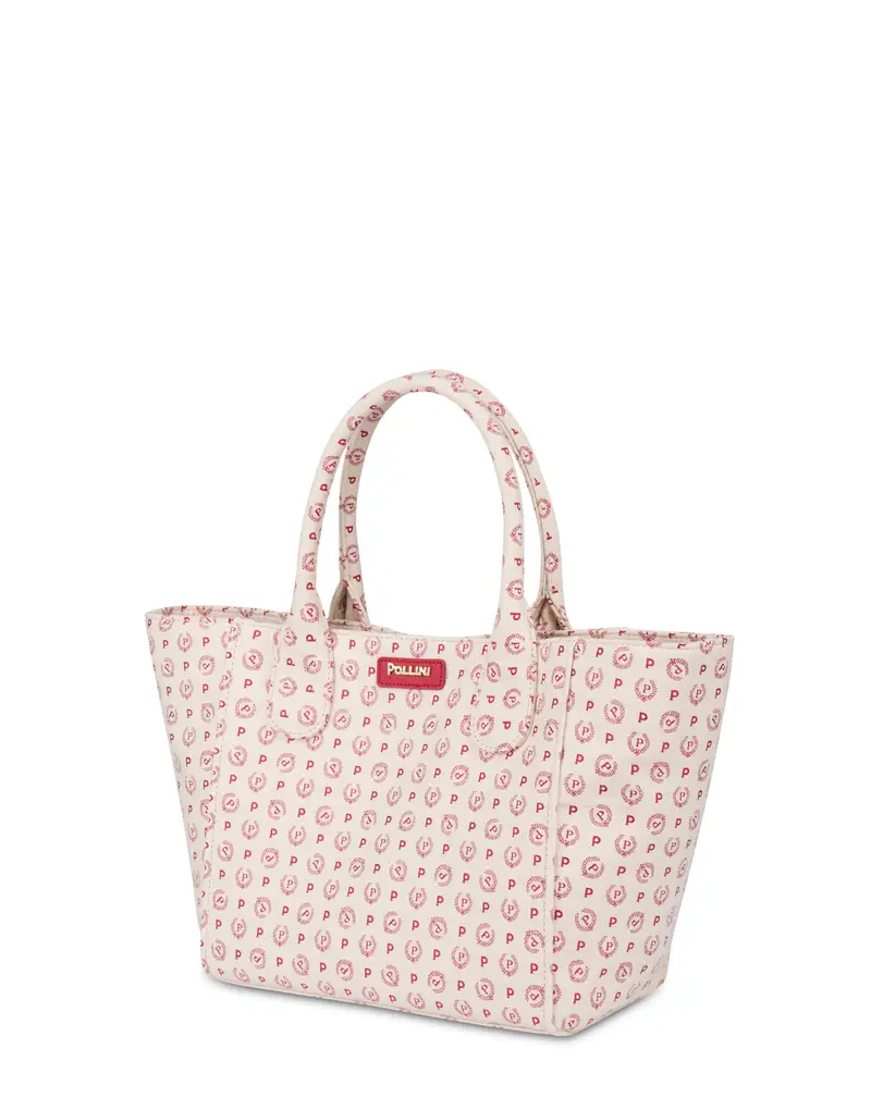 Borsa tote Heritage Jacquard Small AVORIO/ROSSO/ROSSO, one_size, Pollini miniatura 2