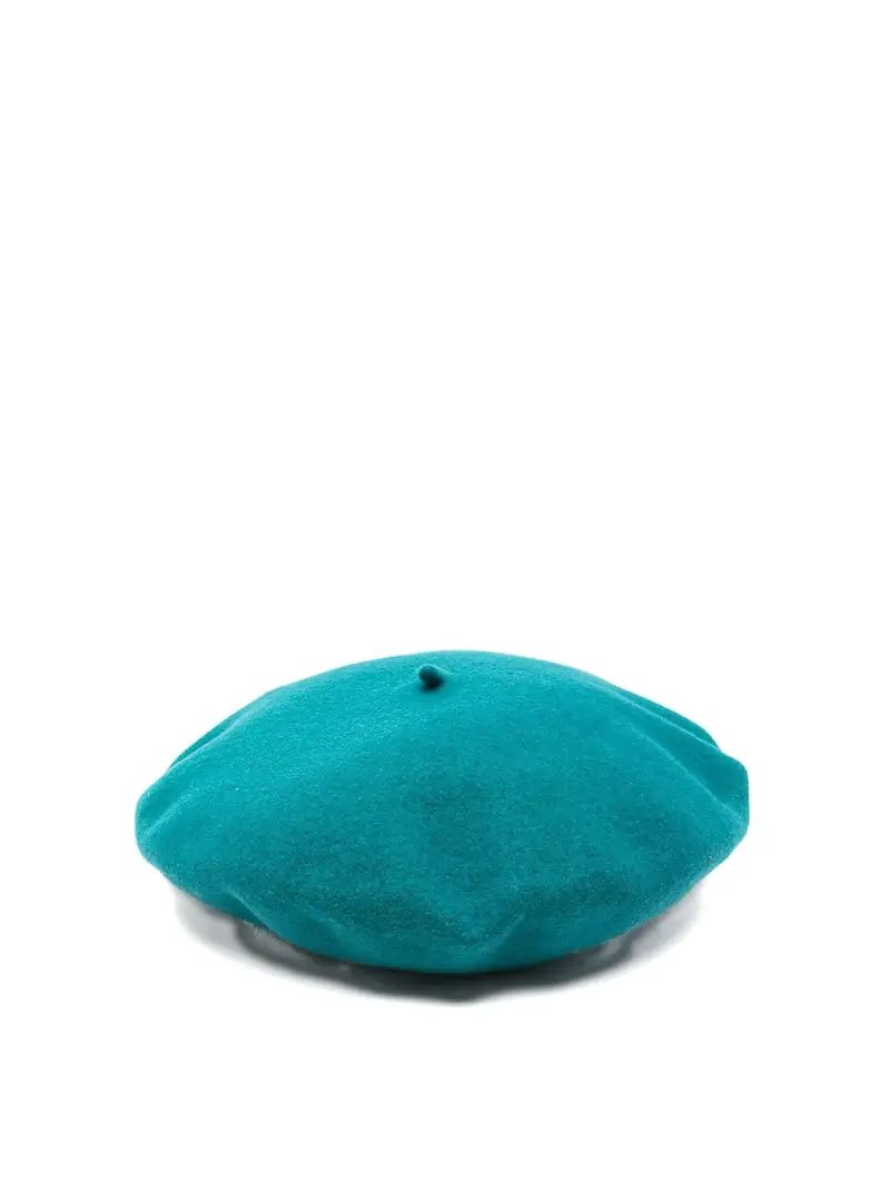 Cappello basco in lana Blu