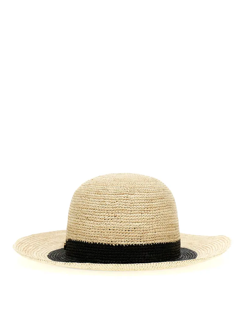 cappello panama all uncinetto Beige