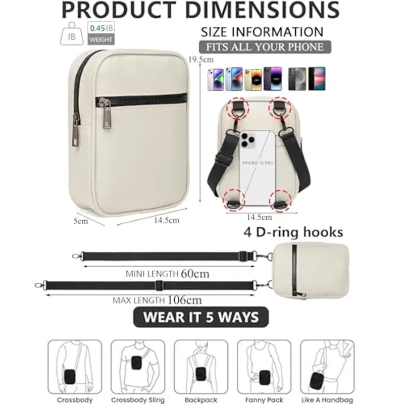 ANPTER Borsa a tracolla Uomo 1602702 miniatura 3