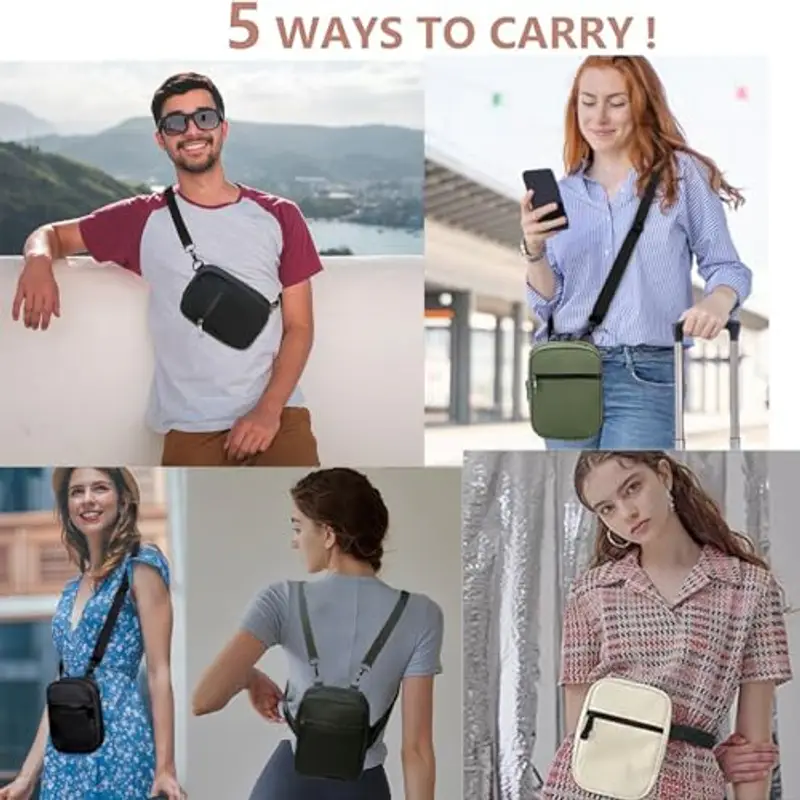 ANPTER Marsupio Uomo Verde 1602699 miniatura 2