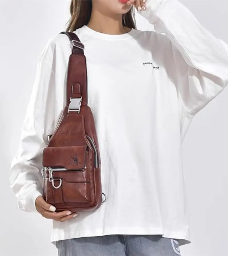 Hjkiopc Borsa a tracolla Uomo 1886172 miniatura 3