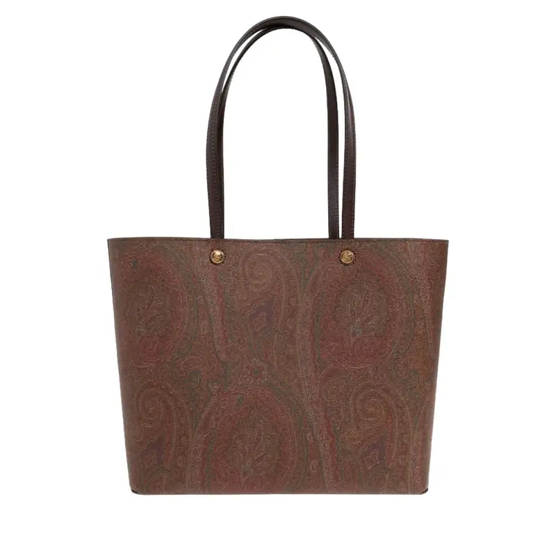 borse a spalla donna etro - shopping etro essential l arnica and leather - marrone