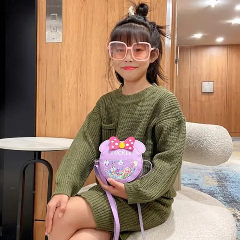 ANPTER Borsa a tracolla Bambina Viola 1608334 miniatura 2