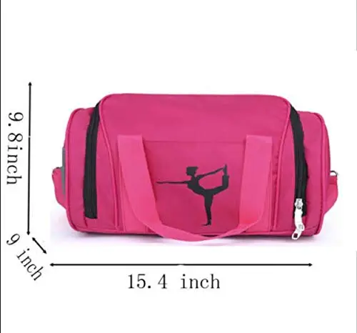 Borse da ballo per ragazze e ragazze, borsa sportiva, borsa da ballo per bambini, borsa da ginnastica miniatura 2