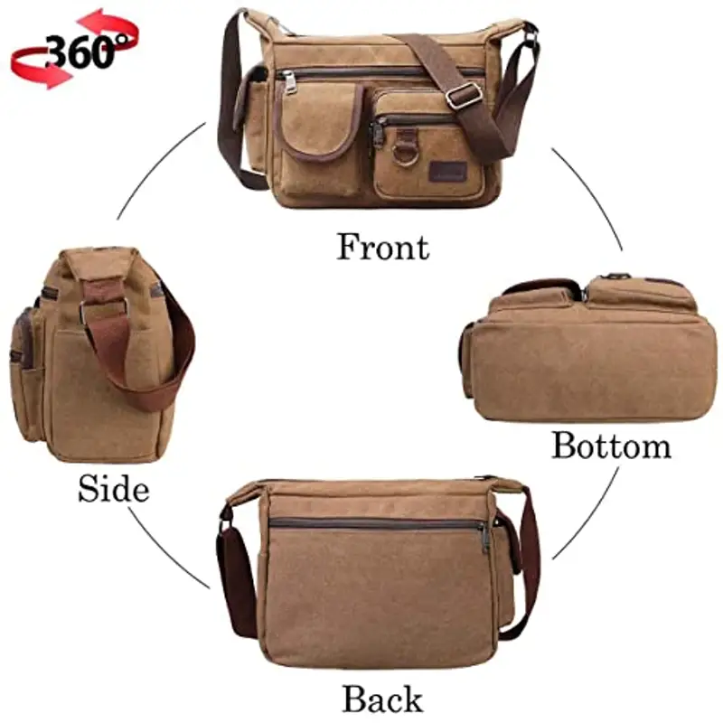 BOMKEE Borsa messenger Uomo Multicolore 2149159 miniatura 3