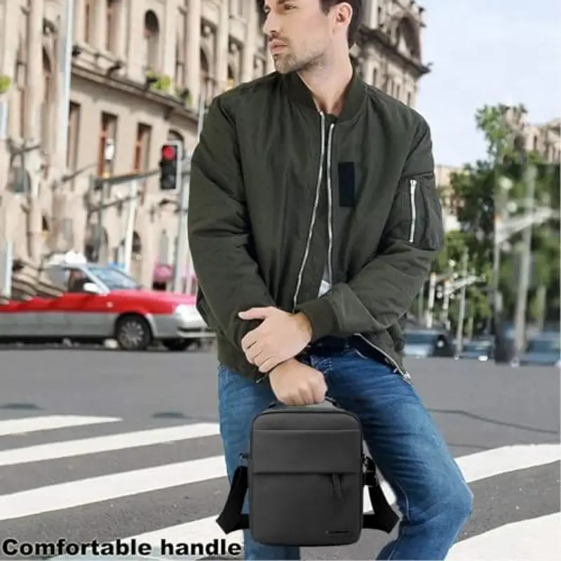 A-QMZL Borsello Uomo Nero 1602735 miniatura 2