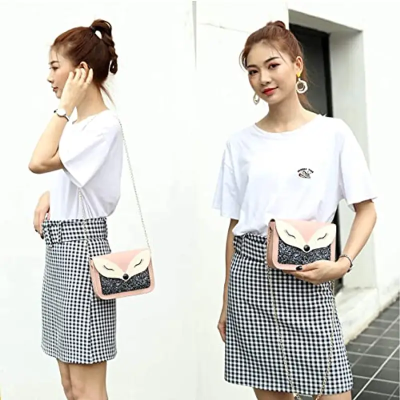 A-QMZL Borsa a tracolla Bambina Rosa 1598324 miniatura 2