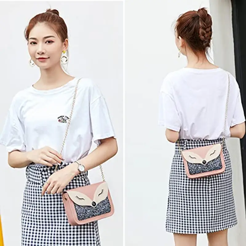 A-QMZL Borsa a tracolla Bambina Rosa 1598324 miniatura 3