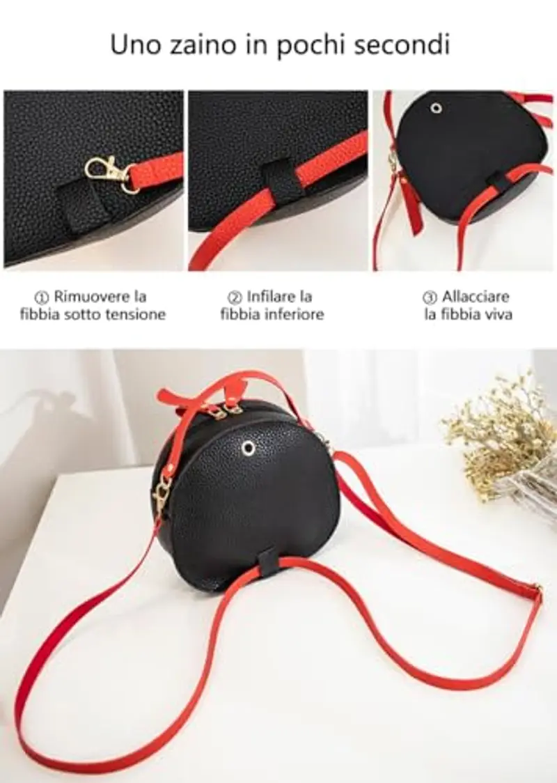 Vologle Borsa a tracolla Bambina Rosa 1088995 miniatura 2