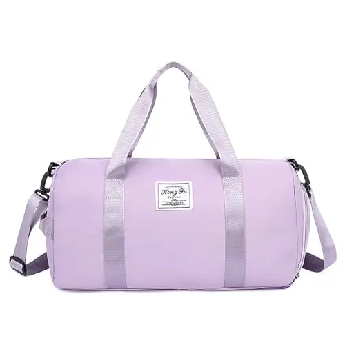 HIUAUIH Borsone da viaggio Uomo Viola 3517795