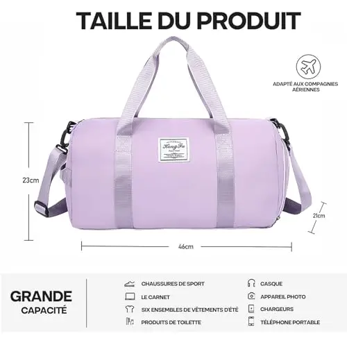 HIUAUIH Borsone da viaggio Uomo Verde 3517795 miniatura 3