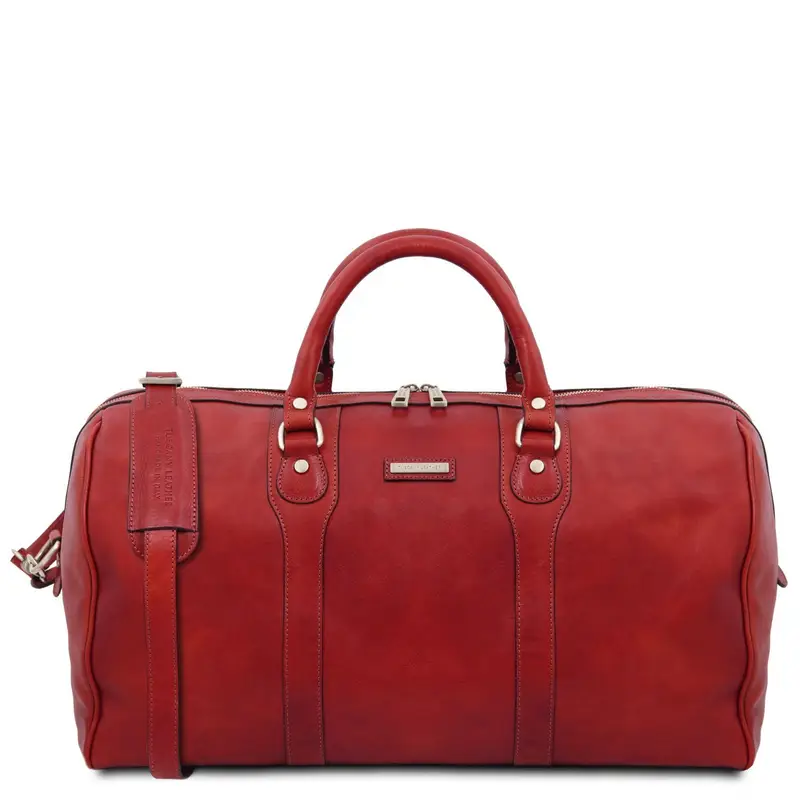 Tuscany Leather Borsone da viaggio Rosso 1414169