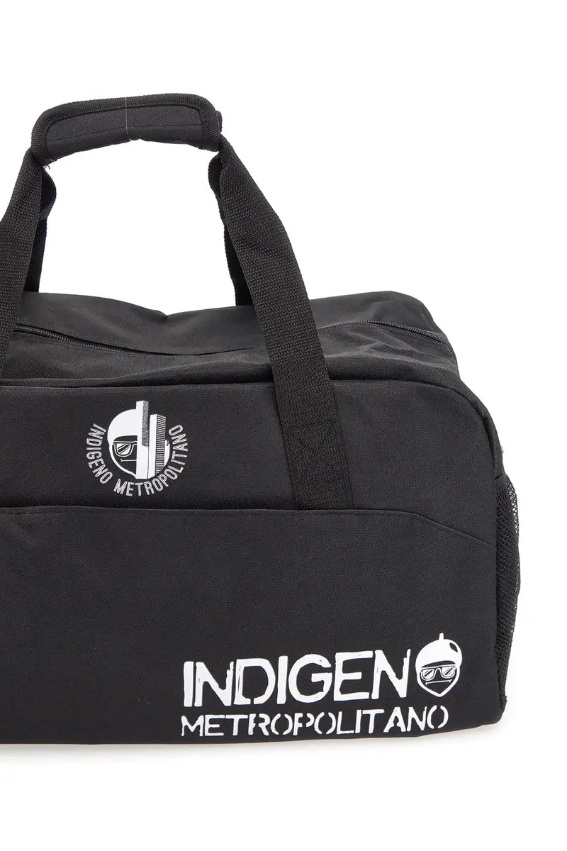 Borsone Sportivo Nero Indigeno Metropolitano 23016 miniatura 2