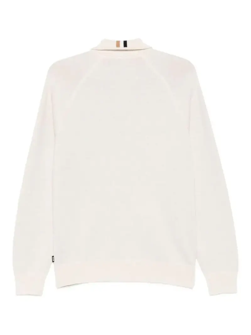 Boss Giacca bianca uomo in cotone miniatura 3