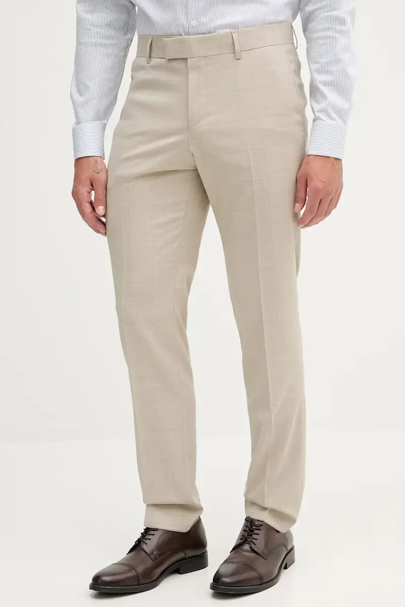 abito in lana uomo colore beige 50546099 miniatura 2