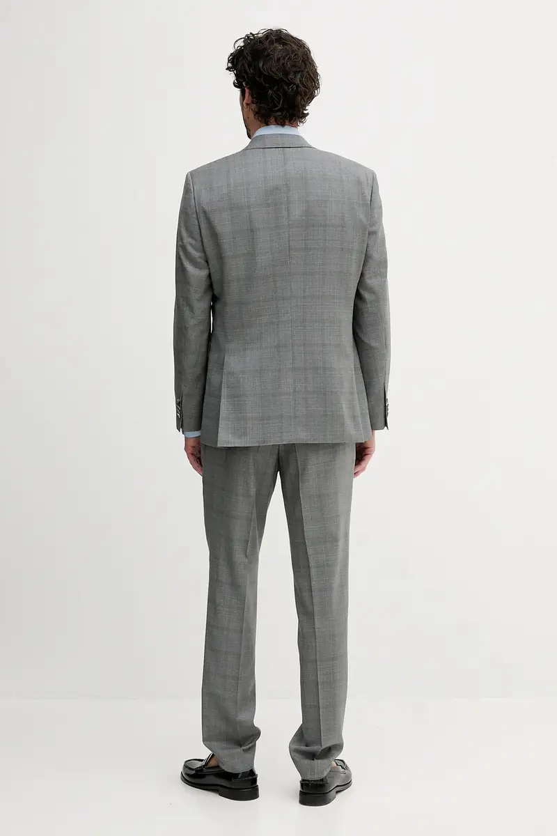 abito in lana uomo colore grigio 50546122 miniatura 4