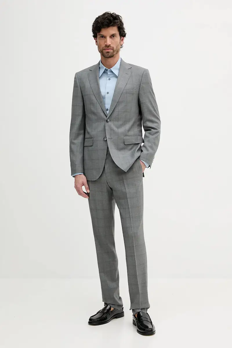 abito in lana uomo colore grigio 50546122
