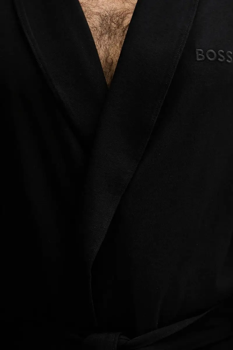 accappatoio in cotone colore nero 50545943 miniatura 5