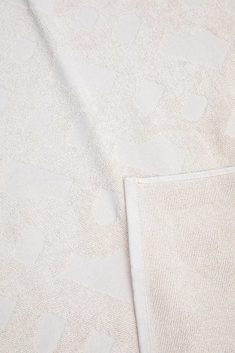 asciugamano con aggiunta di lana colore beige 50540417 miniatura 3