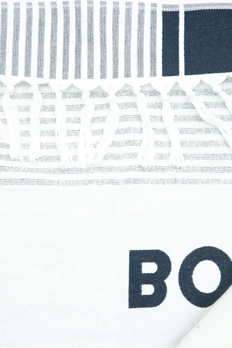 asciugamano con aggiunta di lana colore blu navy 50540424 miniatura 3