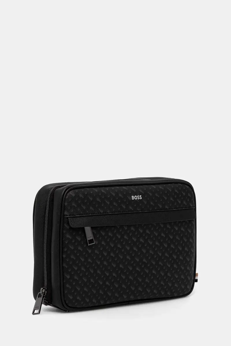astuccio per trucchi in pelle Zair_MN_Washbag colore nero 50552626 miniatura 2